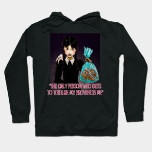 Wednesday Addams Quote Hoodie